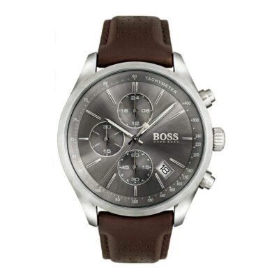 Hugo Boss Men's Watch Chronograph Grand Prix Grey - HB1513476